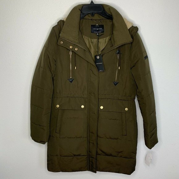 Lucky Brand Women's Missy Faux Fur Hooded Parka - Picture 2 of 10